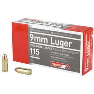 Aguila 9mm Ammunition 115gr Full Metal Jacket (50 Rounds)