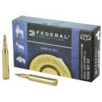 Federal PowerShok .25-06 Remington Ammunition 117gr Soft Point (20 Rounds)