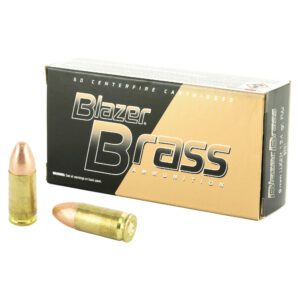Blazer Brass 9mm Ammunition 124 Full Metal Jacket (50 Rounds)