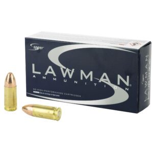 Speer Lawman 9mm Ammunition 124gr Total Metal Jacket (50 Rounds)