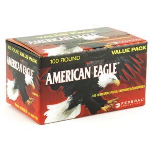Federal American Eagle 9mm Ammunition 115gr Full Metal Jacket (100 Rounds)