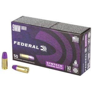 Federal American Eagle 9mm Ammunition 147gr Training Match Total Synthetic Jacket (50 Rounds)