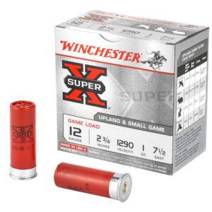 Winchester Super-X 12 Gauge Ammunition 2-3/4" #7.5 (25 Rounds)