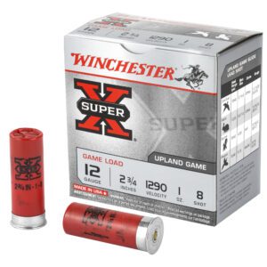 Winchester Super-X 12 Gauge Ammunition 2-3/4" #8 (25 Rounds)