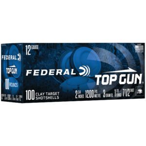 Federal Top Gun 12 Gauge Ammunition 2-3/4" #7.5 (100 Rounds)