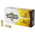Armscor 45 ACP 230gr Full Metal Jacket 50 Rounds FAC45-12N