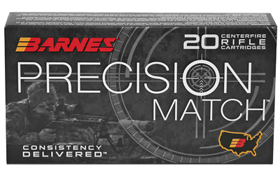 Barnes Precision Match Burner 6.5 PRC 145gr Open Tip Match 20 Rounds 30819